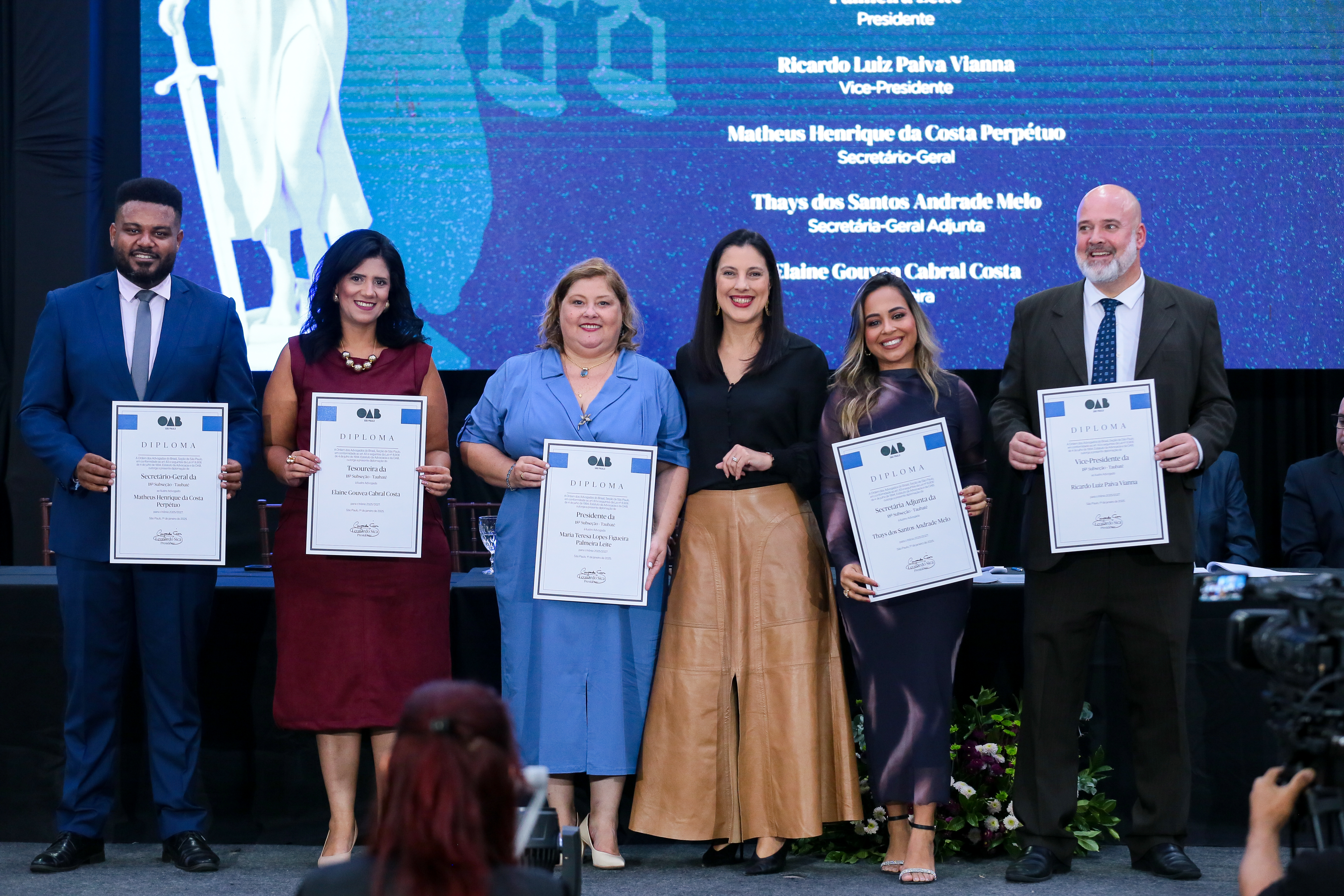 Vice-presidente da OAB SP prestigia cerimônia de posse da diretoria da Subseção de Taubaté