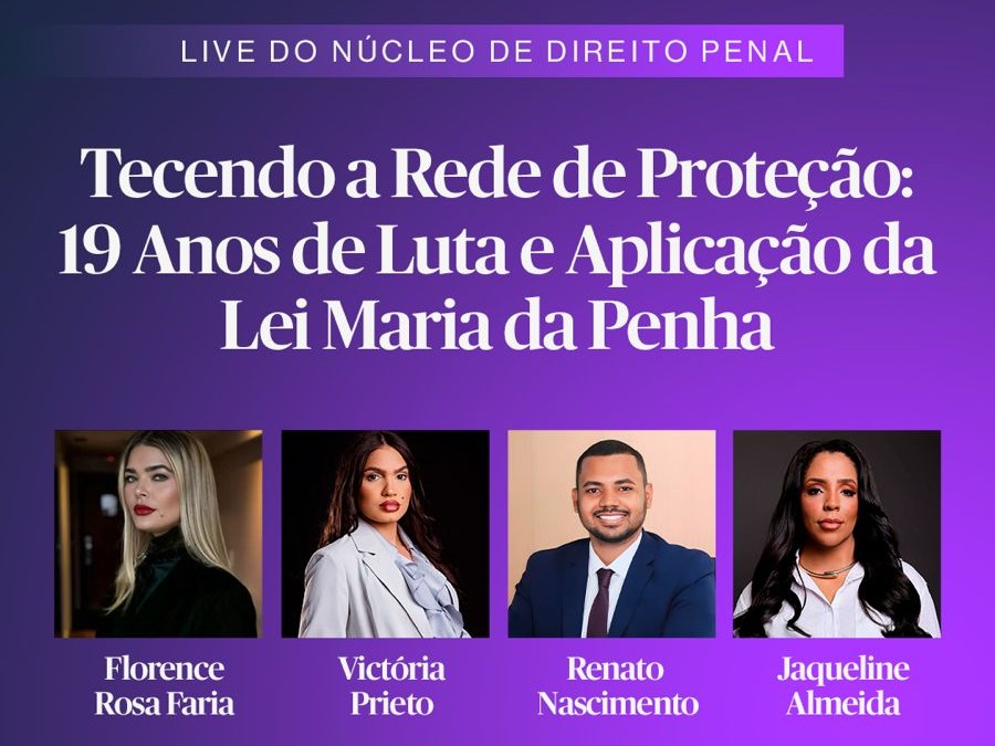 Violência contra a mulher: OAB SP realiza live sobre os 19 anos da Lei Maria da Penha