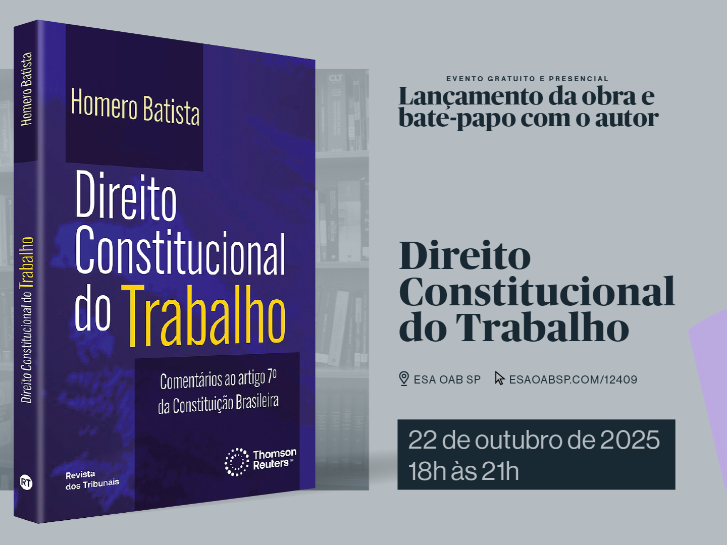 ESA OAB SP promove programação especial com lançamento de livro e debate sobre audiências conciliatórias