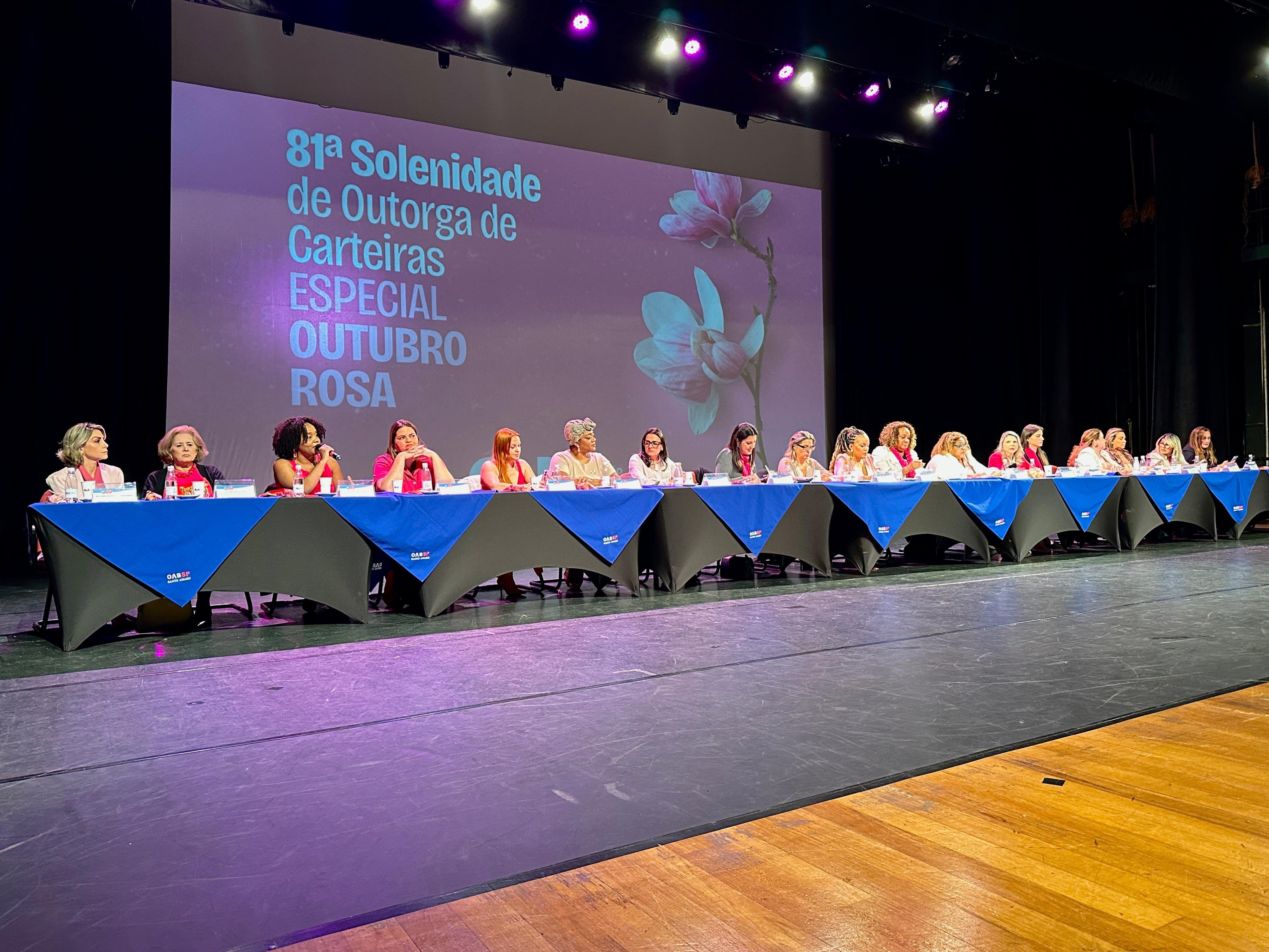 Noite rosa celebra novas advogadas da OAB Santo Amaro